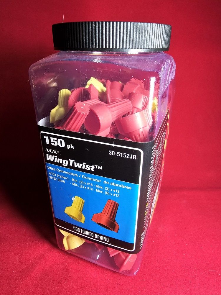 Unopened Box Of Red/Yellow Wire Nuts