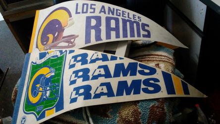 Vintage la rams pennants $12 each