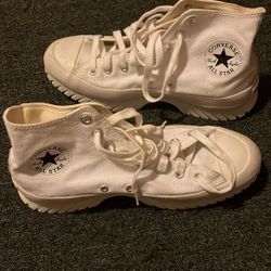 white platform converse shoes!