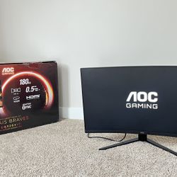 32” 180hz 0.5ms Curved Gaming Monitor 