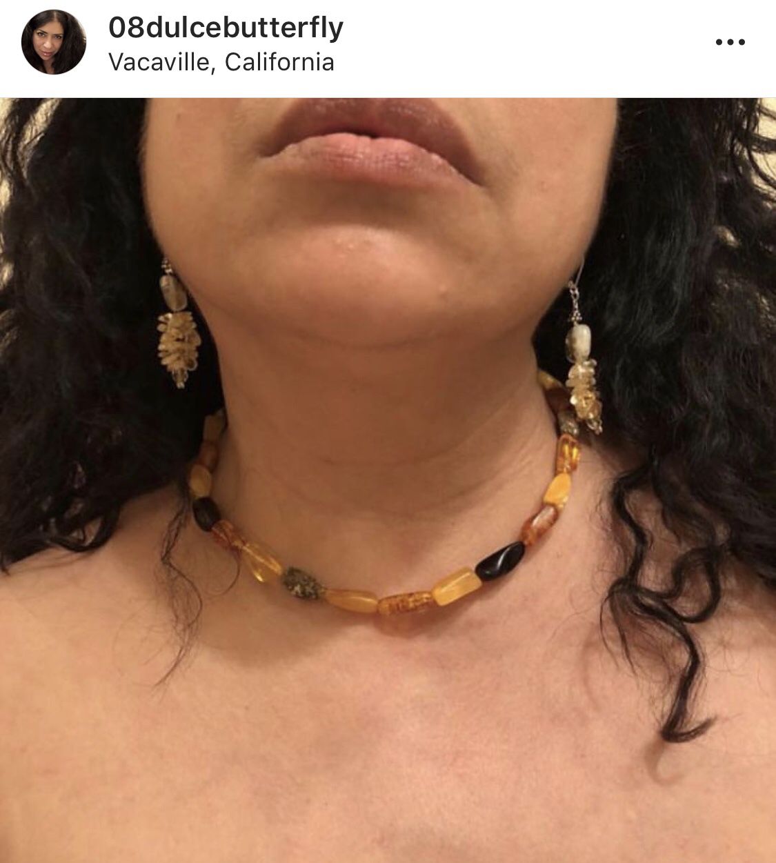 Amber necklace 17’