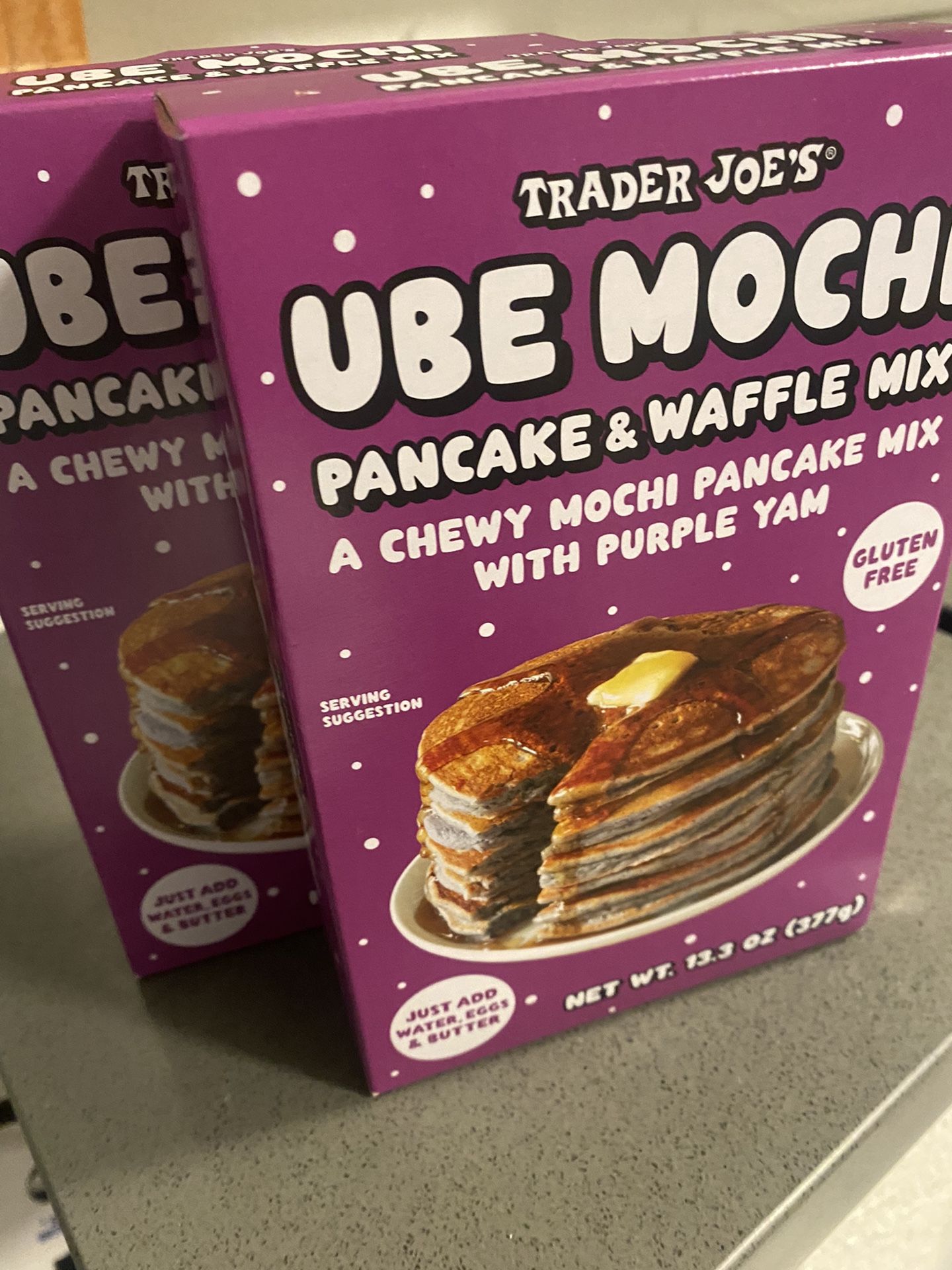 Trader Joe’s Ube Mochi Pancake Mix