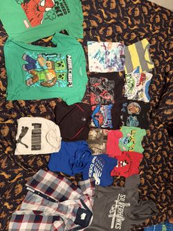 Boys Size Medium Bundle Of Clothing Size 8 Kids Pants Jeans Shorts Tops Hoodies