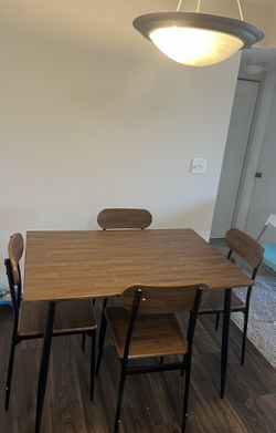 Dining Table With 4 Chairs