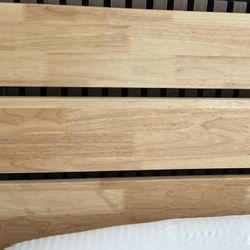 King Size Bamboo Headboard And Frame With Attachments