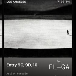 Kanye West Sofi Stadium Friday April 3rd Floor Seat