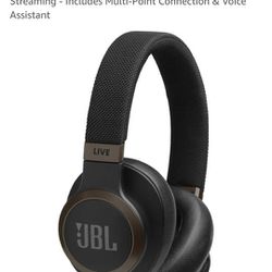 JBL Live 650BTNC, Black - Wireless Over-Ear Bluetooth Headphones