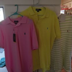 Polos 25  A Piece Or All 3 For 60 Siza Large