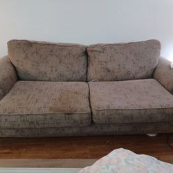 BROWN  COUCH 
