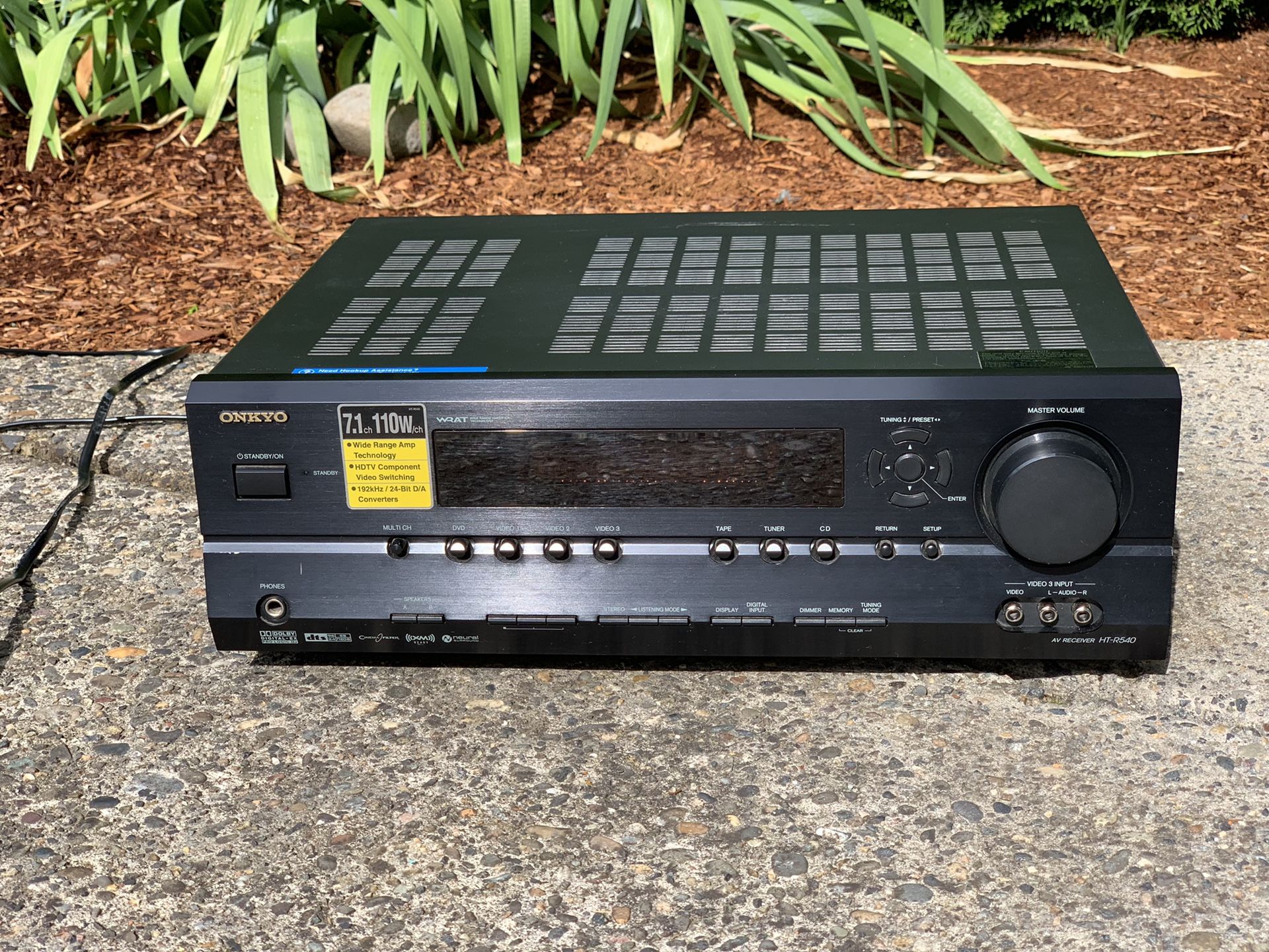 Onkyo HT-R540 AV Receiver 7.1 X 110 Watts