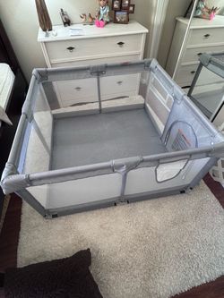 Baby Playpen 47x47 light grey