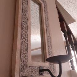 Wall Decor/ Mirror/ Candle Holder