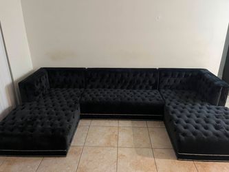 Black Sectional Couch