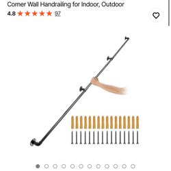 VEVOR Pipe Stair Handrail, 10FT