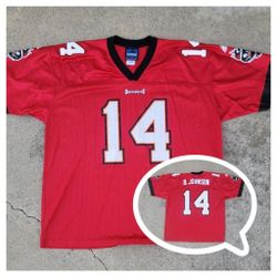 Vtg Reebok Tampa Bay Buccaneers Brad Johnson Football Jersey NFL