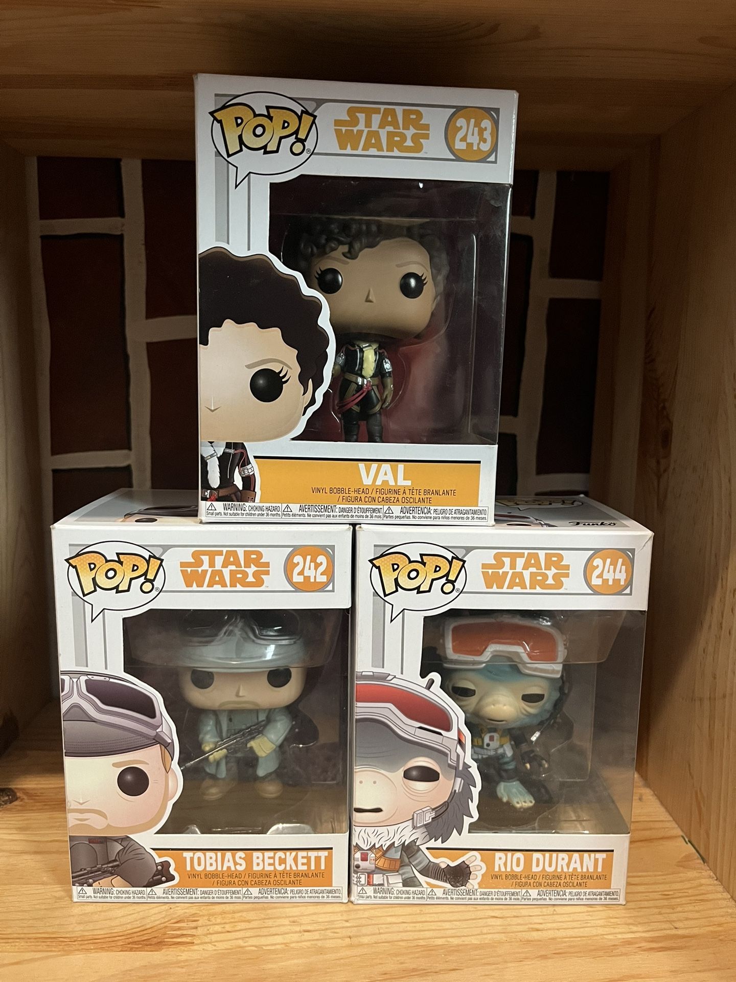 Star Wars Han Solo Movie Funko Pops $15 For All