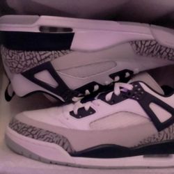 Retro 4 Blue White Jordans 9.5