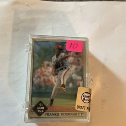 1991 Front Row Draft Pick Set Manny Ramirez Rookie sealed and numbered