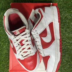 Nike Dunk Low “Championship Red” – Men’s Size 9.5 – Gently Used – OG All