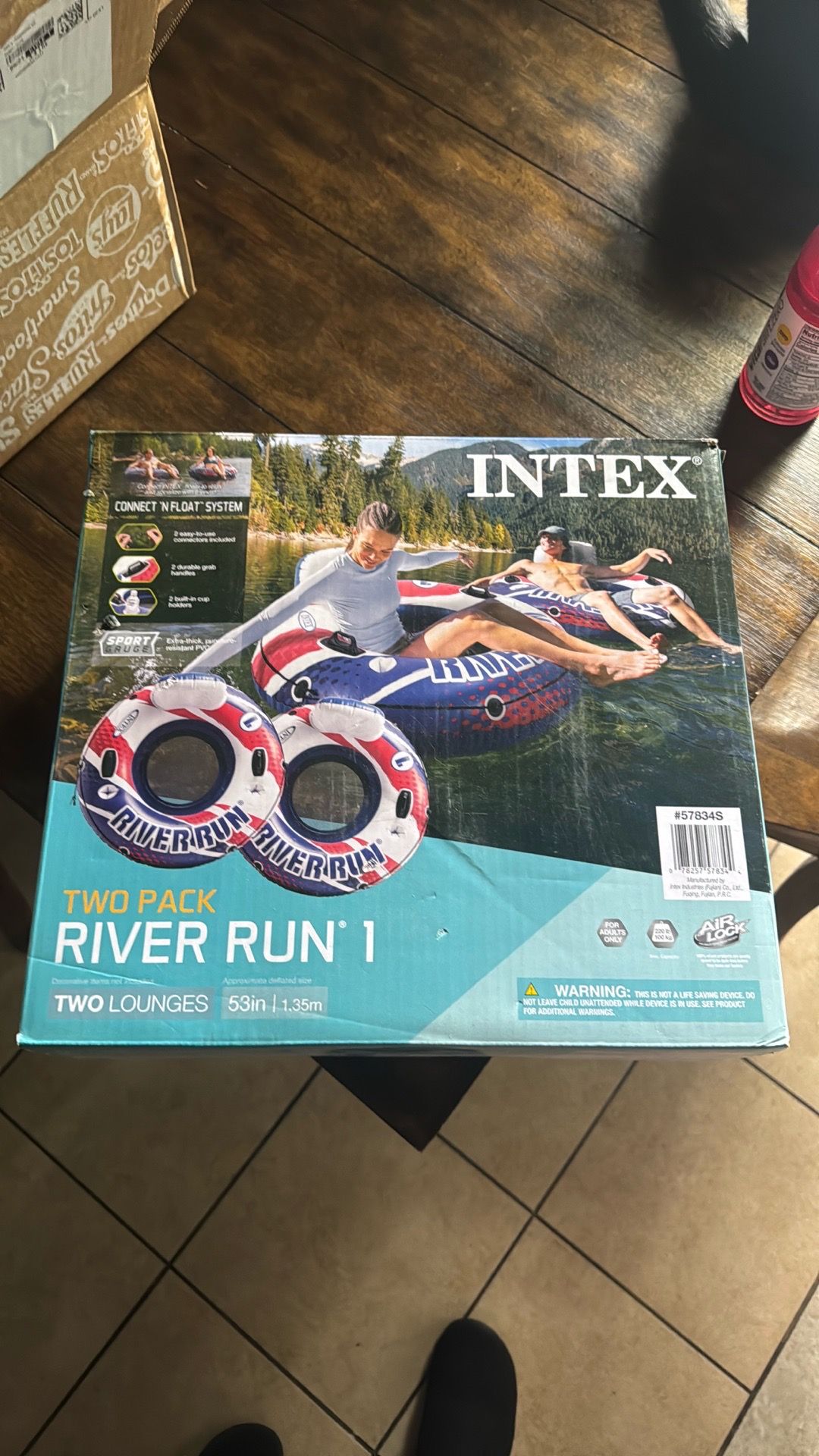River run 1. Two lounges 53in /1.35m