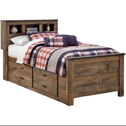 Ashley -Full - Trinell Bookcase Headboard