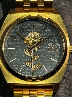 Nixon Time Teller - Tupac Gold Rose Edition.