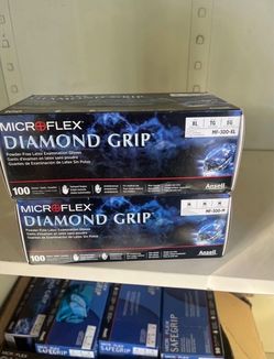 Diamond Grip Latex Gloves