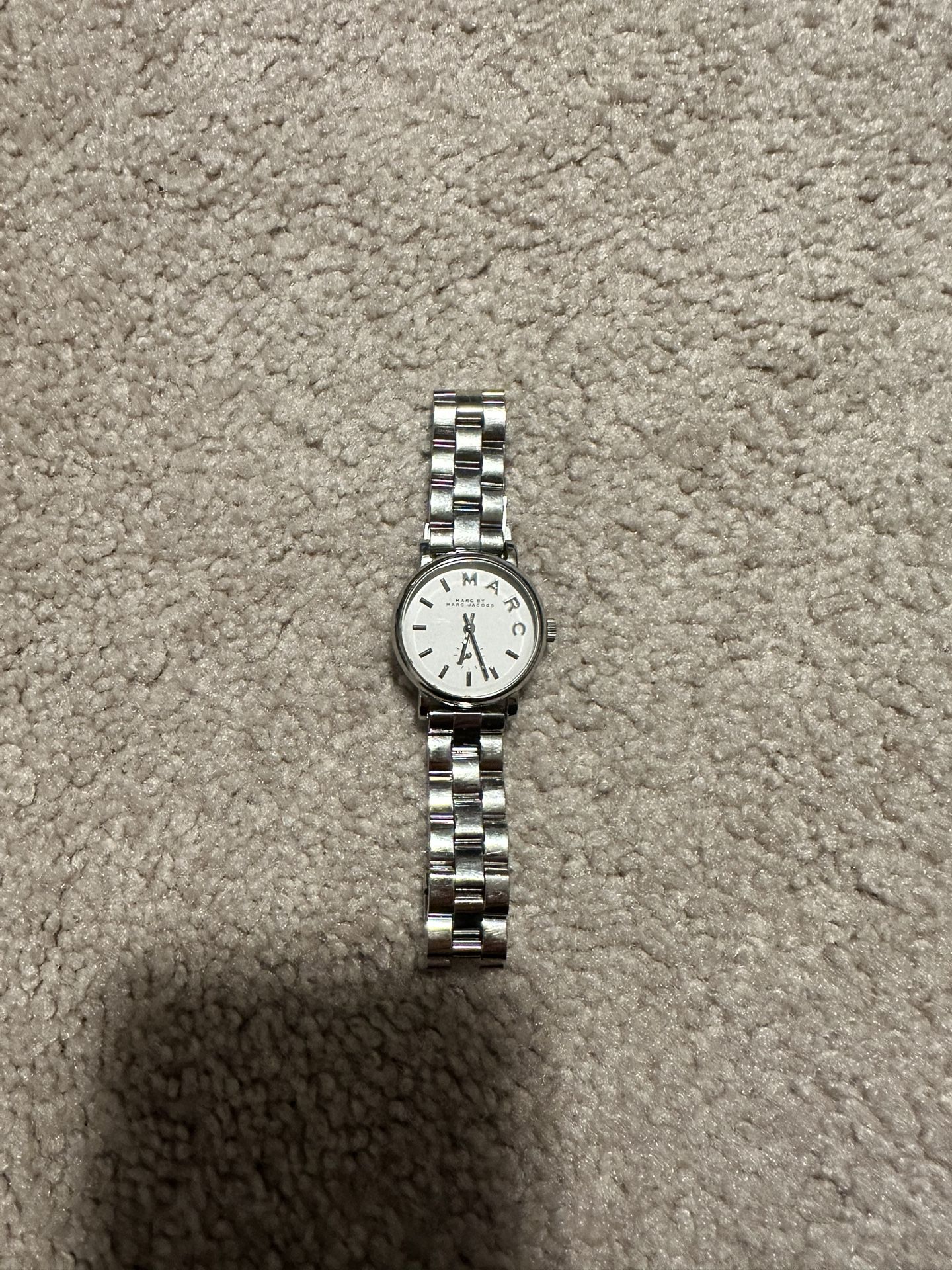Marc Jacobs Women's silver watch - $50 (Creve Coeur)