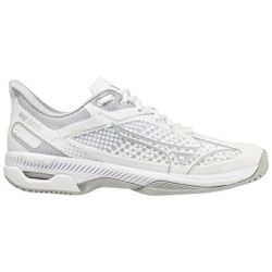 Mizuno Wave Exceed Tour 5 Womens Triple White Tennis Pickleball Shoes Size 10 US