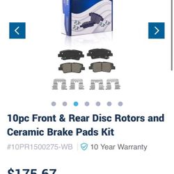 2014 Elantra Brake Set 