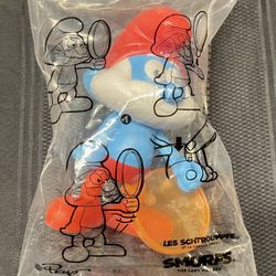For Sale: 2016 Burger King Smurfs Toy - Papa Smurf (Sealed and Mint Condition)