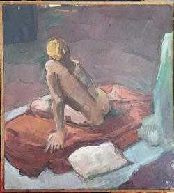 Nude Man Painting