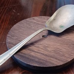 Vintage Silver Serving Spoon 