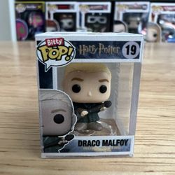 BITTY Draco Malfoy Quidditch Funko Pop 19 Harry Potter Wizarding World Slytherin