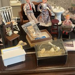 Vintage Caco Dolls And Furniture 