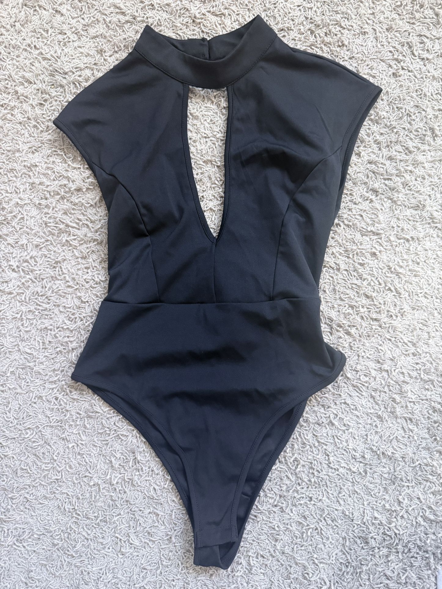 Woman Black Bodysuit