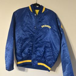 Vintage Milwaukee Brewers satin jacket