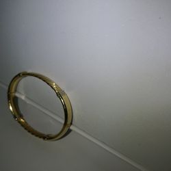 Italian Gold Carved Bracelet 14k