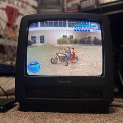 Vintage Panasonic Retro Gaming Vhs Tv 
