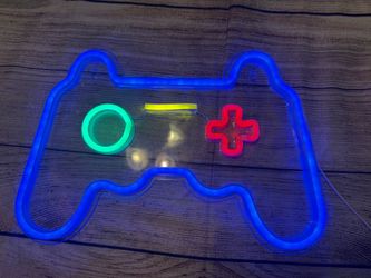 Game Controller Neon LED Wall Sign