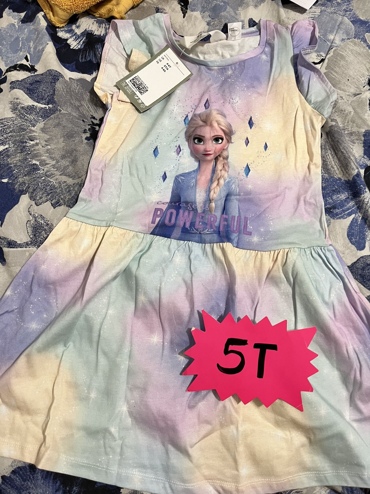 New Elsa Dress Size 5T