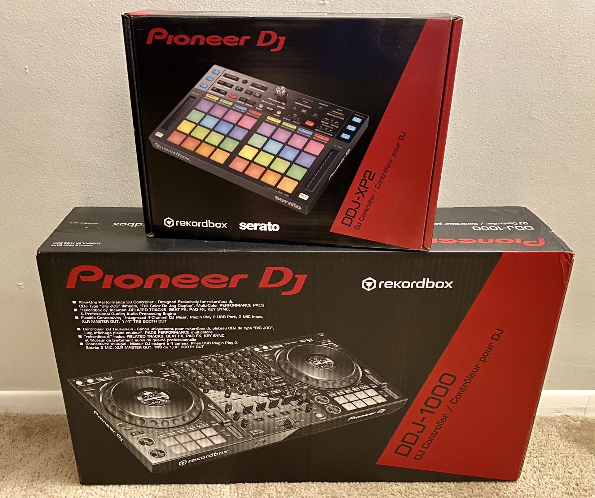 Pioneer DJ controller DDJ-1000 + DDJ-XP2