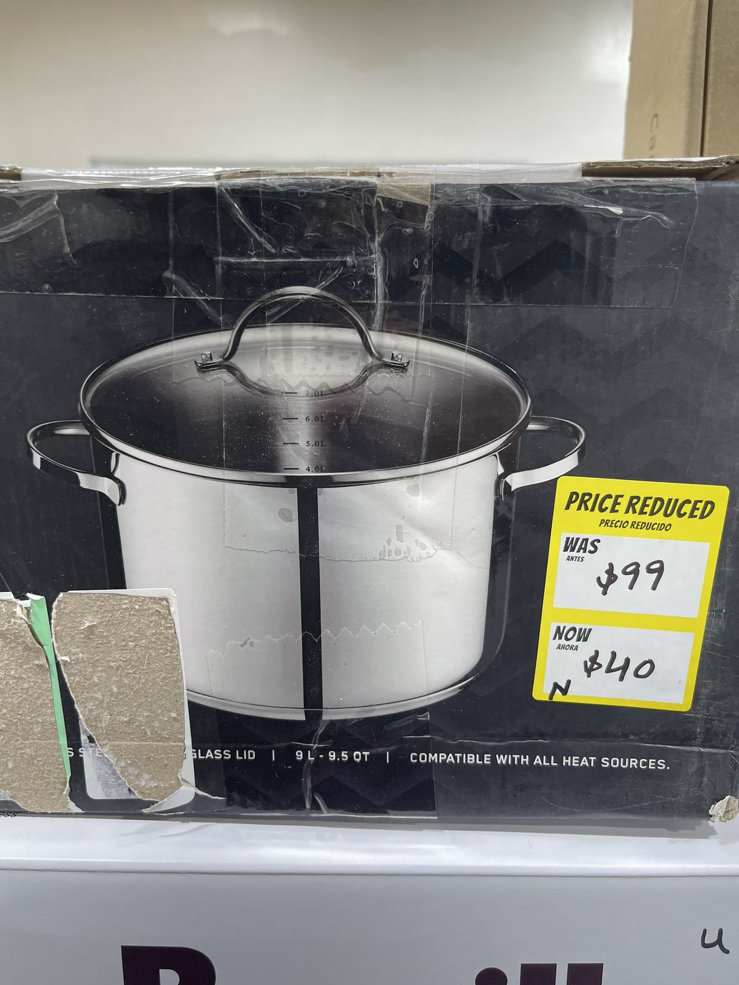 GOURMEX 21-Quart Induction Stock Pot | Stainless Steel Soup Pot with See Through Lid Glass Lid | Grade Heavy Duty Large Stockpot | Compatible with All