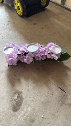 Purple Candle Holder