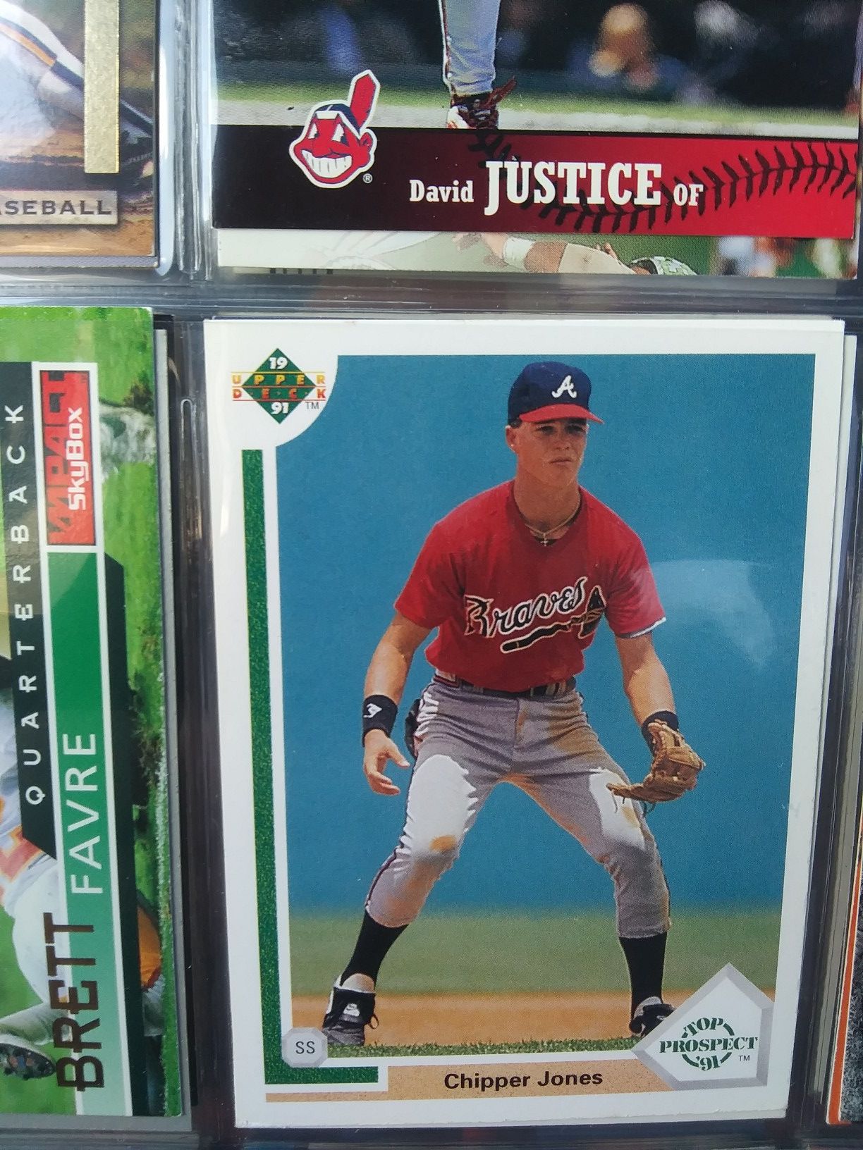 Chipper Jones Rookie card