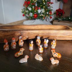 Nativity Set.  Mexican Folk Art
