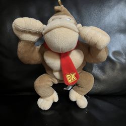Super Mario Brothers Nintendo Donkey Kong Plush Stuffed Animal DK 10" plushie do