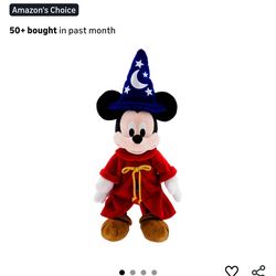 Disney Store official Fantasia Collection Medium Sorcerer Mickey Mouse plush