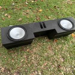 12s Polk Audio With Ported Pro Box, Fits Chevrolet Silverado Extended Cab 2000