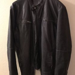 Faux Leather Biker Jacket